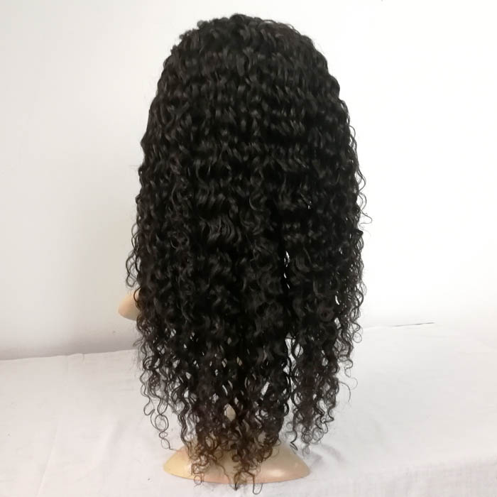 Curly Human Hair Full Lace Wig 