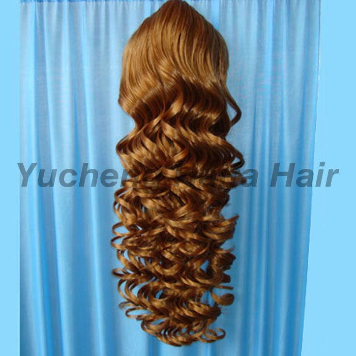 Synthetic hair extensions
