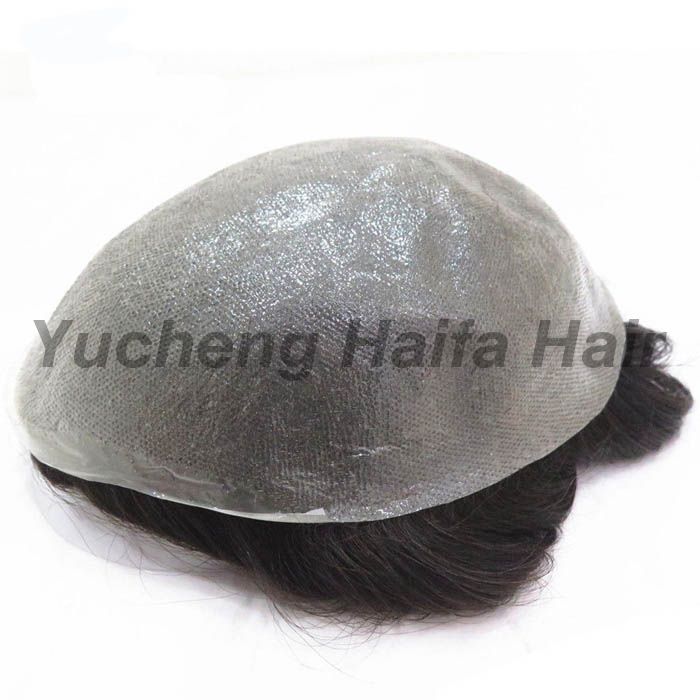Ultra Thin Skin Natural Looking V Loop Toupee For Men 