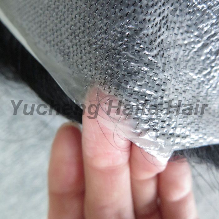 Ultra Thin Skin Natural Looking V Loop Toupee For Men 