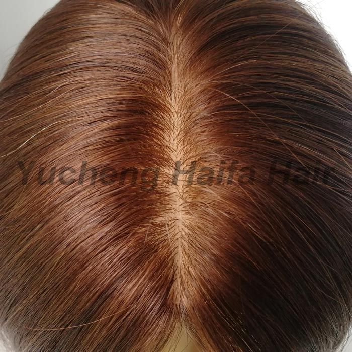 Hidden Knots Silk Top Base Topper Toupee For Women