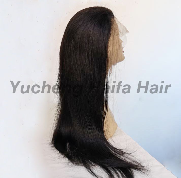 Human Hair Front Lace Wig Straight Hair Wig