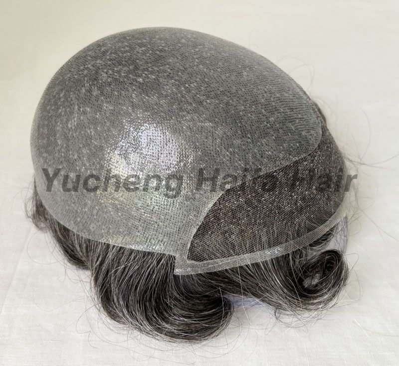 High Quality Bio Model Men Toupee Hairpiece Hair System Hair Replacement